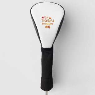 one thankful nana thanksgiving day family matching golf head cover