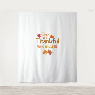 one thankful nana thanksgiving day family matching tapestry