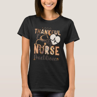 One Thankful NP Nurse Autumn Fall Nurse Thanksgivi T-Shirt