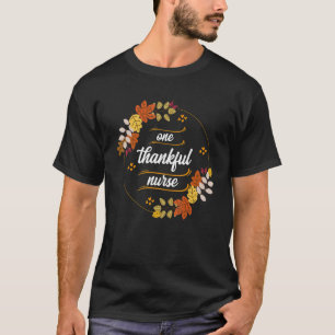 One Thankful Nurse Practitioner Simple Autumn Quot T-Shirt