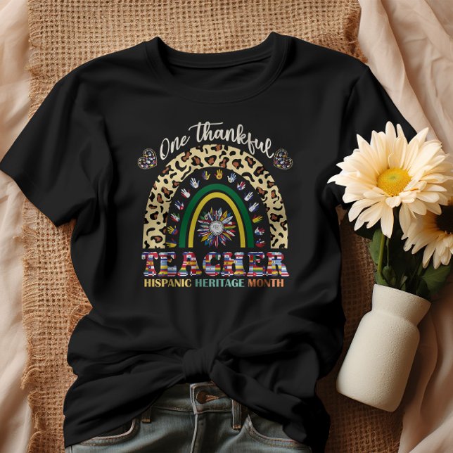 One Thankful Teacher Hispanic Heritage Month T-Shirt (Creator Uploaded)