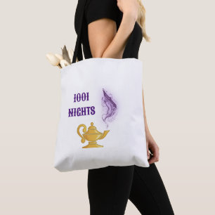 One Thousand and One Nights Aladdin Magic Genie Tote Bag
