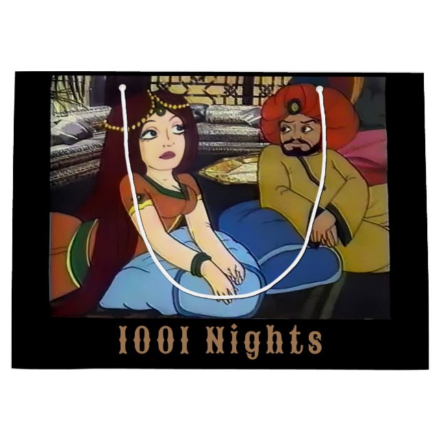 One Thousand and One Nights Scheherazade Stories Large Gift Bag (Front)