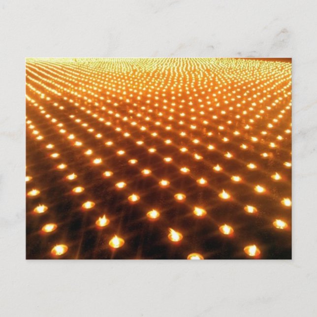 One thousand candles postcard (Front)