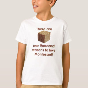One Thousand Reasons to Love Montessori Kids' T T-Shirt