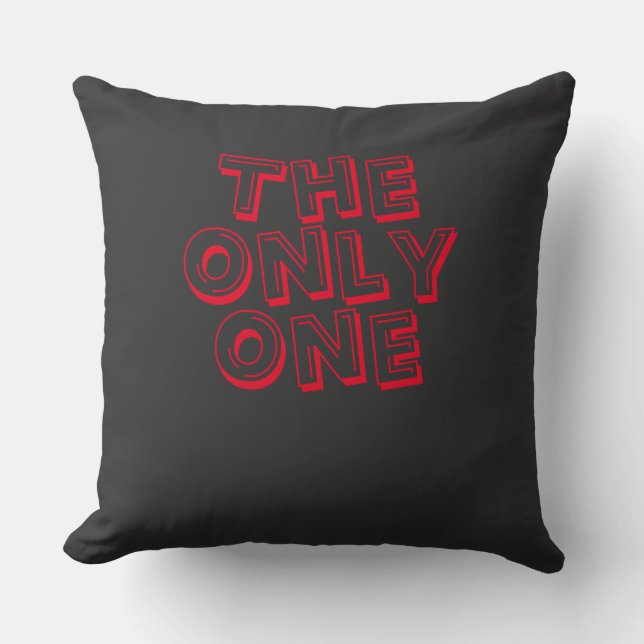 One Throw Pillow (Front)