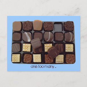 one too many... postcard