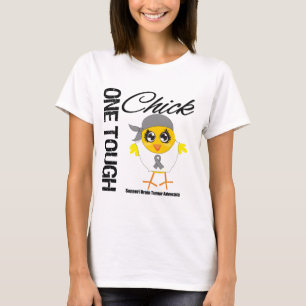 One Tough Chick Brain Tumour Warrior T-Shirt