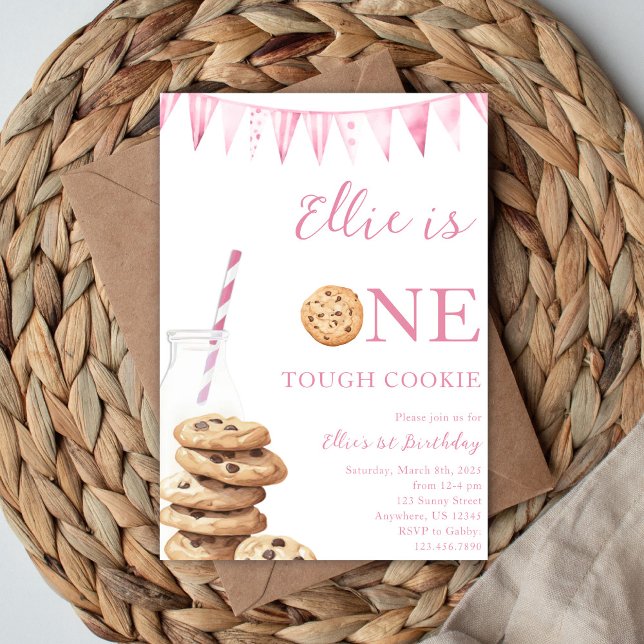 One Tough Cookie Birthday Invitation (Creator Uploaded)