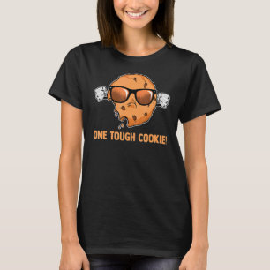 One Tough Cookie Cute Happy Chocolate Chip Cookie T-Shirt