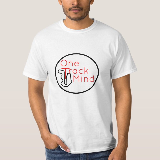 One Track Mind- Thunderhill Raceway T-Shirt (Front)