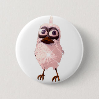 One tries to fly away 2 inch round button