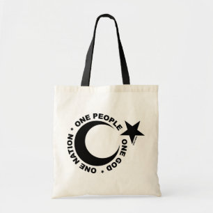 One Ummah Star & Crescent Tote Bag