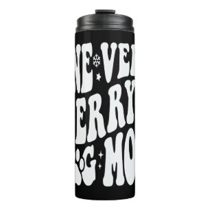 One Very Merry Dog Mom-3 Thermal Tumbler