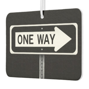 One way air freshener