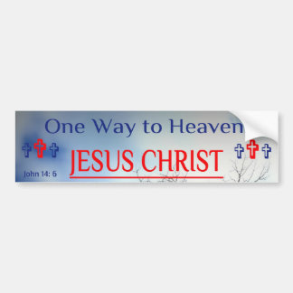 One Way to Heaven Bumper Sticker