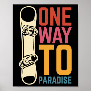 One Way To Paradise Poster