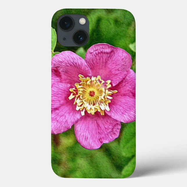 One Wild Rose Case-Mate iPhone Case (Back)