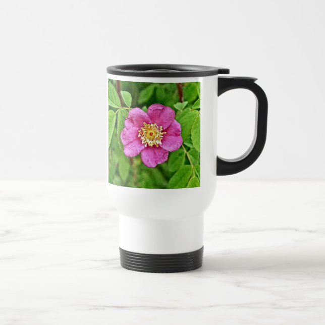 One Wild Rose Travel Mug (Right)