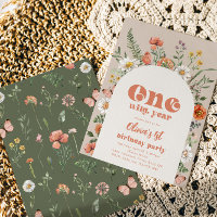 One Wild Year Birthday Invitation