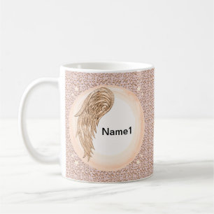 one wing angel coffee mug