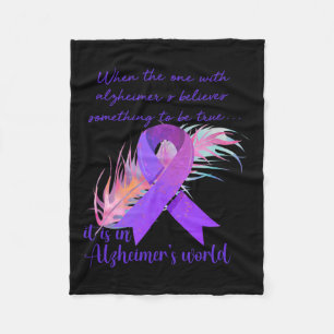 One With Alzheimerheimer's Believes It Is In Heime Fleece Blanket
