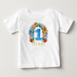 ONE with balloon cute baby Tshirt