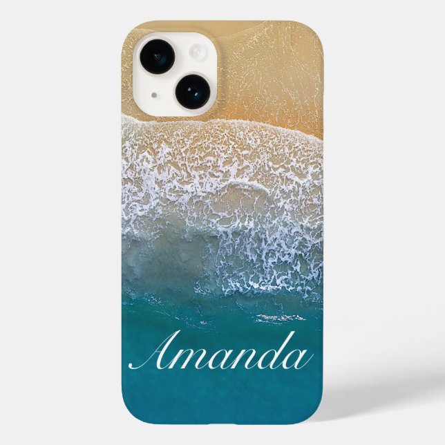 One with the Beach Case-Mate iPhone Case (Back)