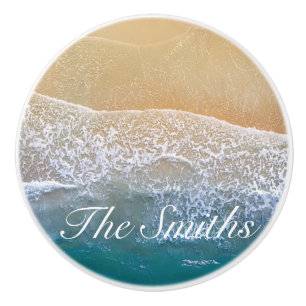 One with the Beach Ceramic Knob