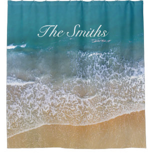 One with the Beach Shower Curtain
