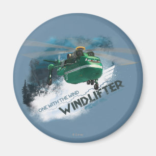One With The Wind Graphic Magnet
