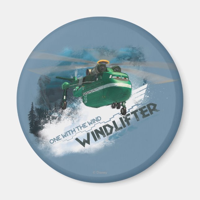 One With The Wind Graphic Magnet (Front)