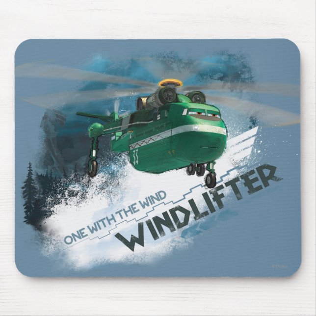 One With The Wind Graphic Mouse Pad (Front)