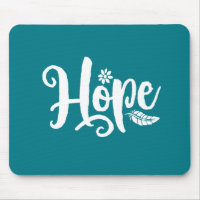 One Word That Say Hope Cursive Calligraphy