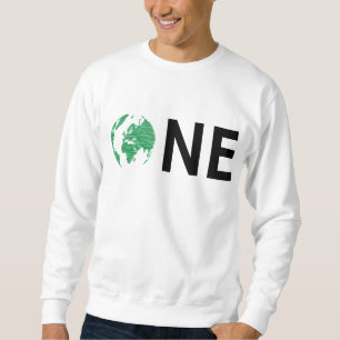 One World (Green/Black) Crewneck Sweatshirt