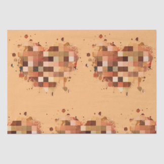 One World Heart tissue paper