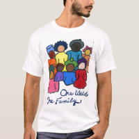 One World, One Family Interracial Multicultural