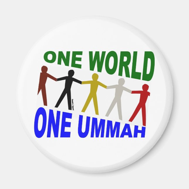 One World One Ummah Magnet (Front)