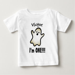 One Year 1st Birthday GHOST V12 Baby T-Shirt
