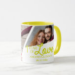 One Year Of Love Multi Photo Collage Anniversary Mug<br><div class="desc">One Year Of Love Multi Photo Collage Anniversary Mug . Celebrate a year of love with our One Year Of Love Multi Photo Collage Anniversary Mug! This beautifully designed ceramic mug is a heartfelt gift, featuring a customizable collage of your favourite memories together over the past year. Each sip will...</div>