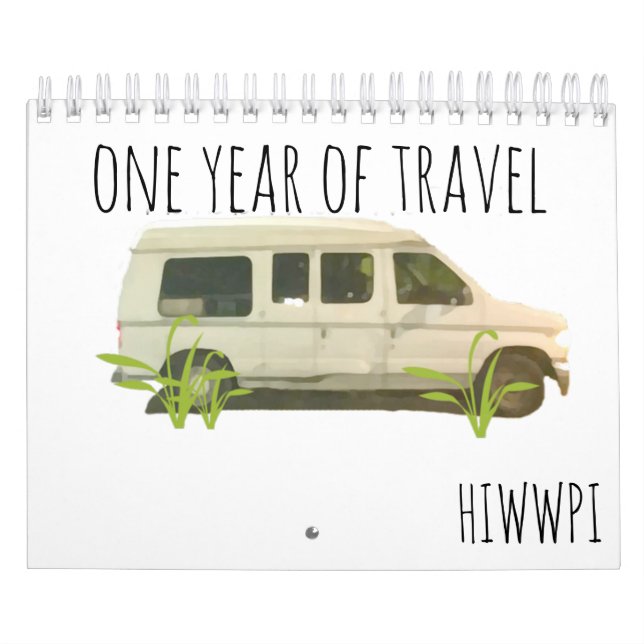 One Year of Travel Calendar (Cover)