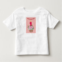 One year old Happy Birthday shirt design