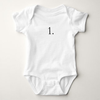 One Year old, Number 1 Bodysuit
