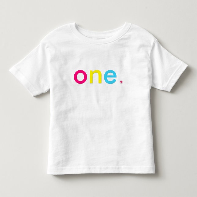One year old toddler t-shirt (Front)