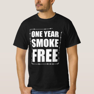 One Year Smoke Free Anniversary men's T-Shirt