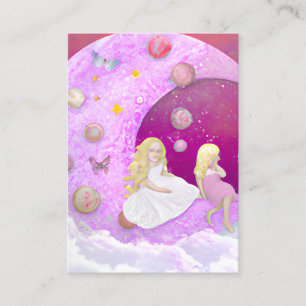 One Young Girl and One Baby Girl Business Card