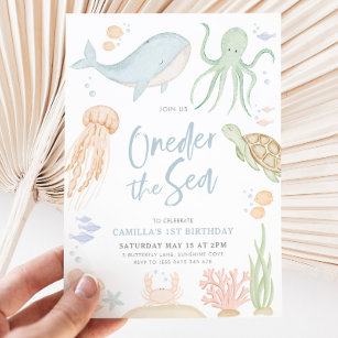 Under The Sea Birthday Invitations & Invitation Templates