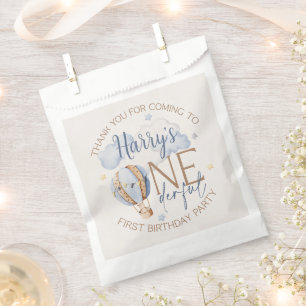 🎈✨ ONEderful 1st Birthday Paper Party Favor Bags