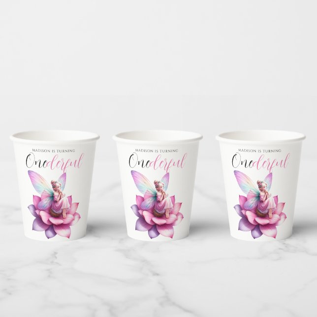 Onederful 1st Birthday Party Paper Cups (Multi)