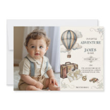 Onederful Adventure First Birthday Photo